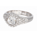 Ring "Solitaire Diva" - crystal