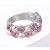 Ring "Trendy" - light rose/crystal aurore boreale