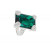 Ring "Pompadour Square" - emerald