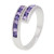 Ring "Schlange Carré" - tanzanite/violette