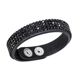 Leather bracelet "Trendy" - black