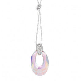 Necklace "Helios" - crystal aurore boreale