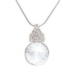 Necklace "Crown Solitaire“ - crystal