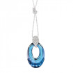 Necklace "Helios" - light sapphire