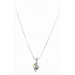 Necklace "Cosmic" - crystal aurore boreale
