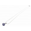 Necklace "Ball Fabergé" - tanzanite