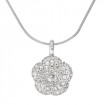 Necklace "Mini-Flower" - crystal