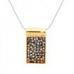 Necklace "Carré Rocks“ - golden/MLGD