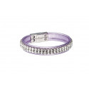 Children's bracelet "Trendy-Baby Mesh" - light rose/crystal