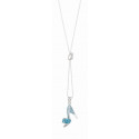 Necklace "Cinderella Mule" - aqua