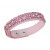 Leather bracelet "Trendy" - rose