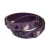 Buckskin bracelet "Patchwork", double - purple