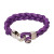 Leather bracelet "Sylt" - purple