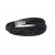 Leather bracelet "Trendy Minirocks", double - black