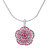 Necklace "Mini-Flower" - pink