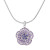 Necklace "Mini-Flower" - tanzanite/violette