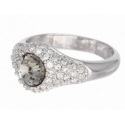 Ring "Solitaire Diva" - black diamond